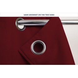 Red ROOM DIVIDER & SOUNDPROOF Cotton Effect Garnet MC330