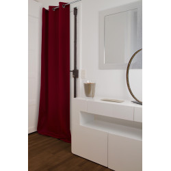Red THERMAL BLACKOUT curtain Solid Color Garnet MC330