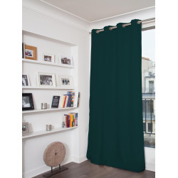 Green SOUNDPROOF Curtain Cotton Effect Oregano MC228
