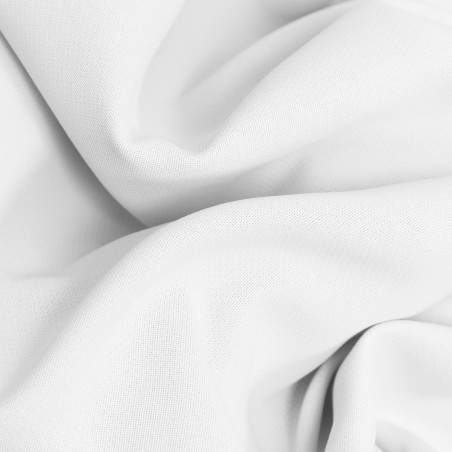 White ROOM DIVIDER & SOUNDPROOF Custom Curtain Cotton Effect Snow MC720