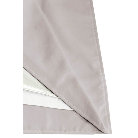 Grey ROOM DIVIDER & SOUNDPROOF Custom Curtain Cotton Effect Stone MC17