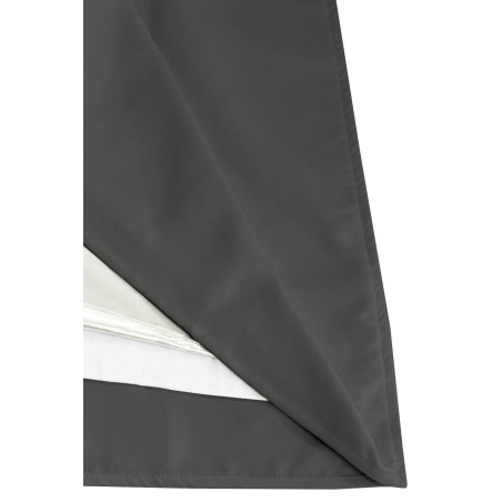 Grey ROOM DIVIDER & SOUNDPROOF Custom Curtain Cotton Effect Metal MC732