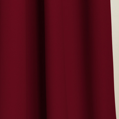 Red ROOM DIVIDER & SOUNDPROOF Custom Curtain Cotton Effect Garnet MC330