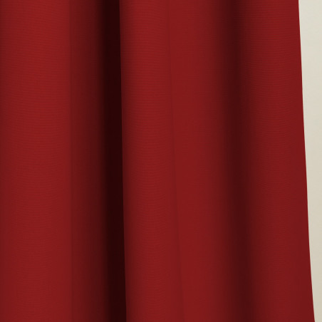 Red ROOM DIVIDER & SOUNDPROOF Custom Curtain Cotton Effect MC310
