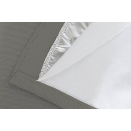 Grey SOUNDPROOF Custom Curtain Cotton Effect Feather MC704