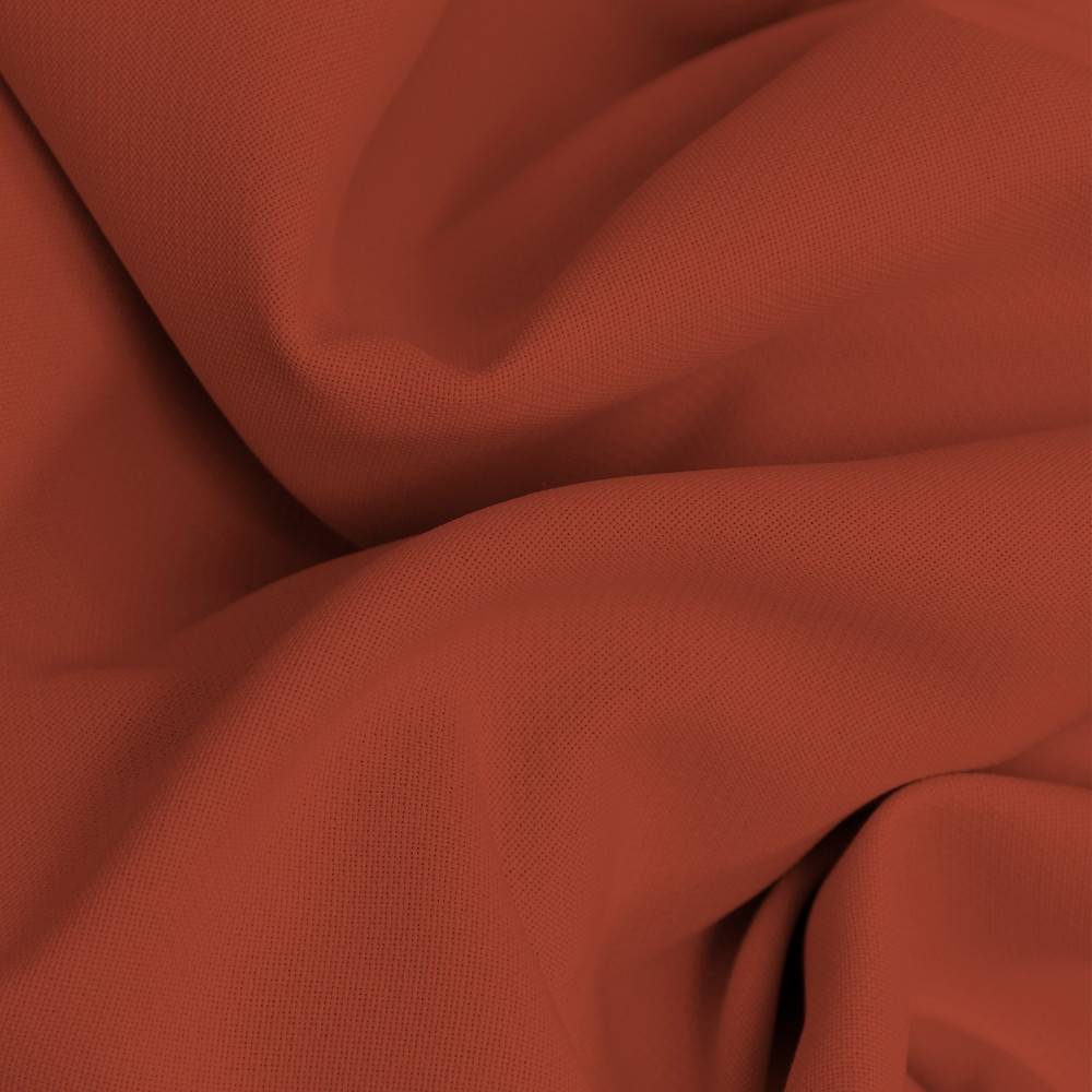 Orange SOUNDPROOF Custom Curtain Cotton Effect Rust MC374