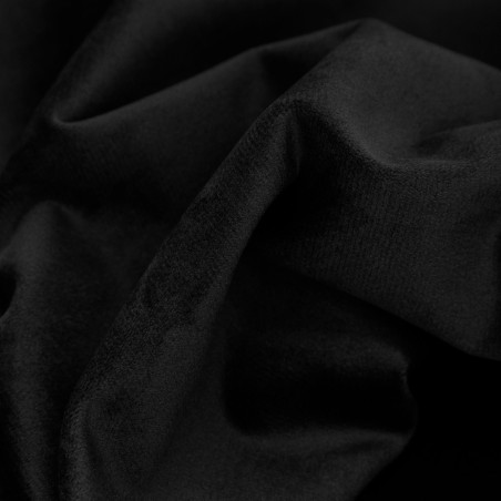 Black 100% TOTAL BLACKOUT Custom Curtain Velvet Venise MC710