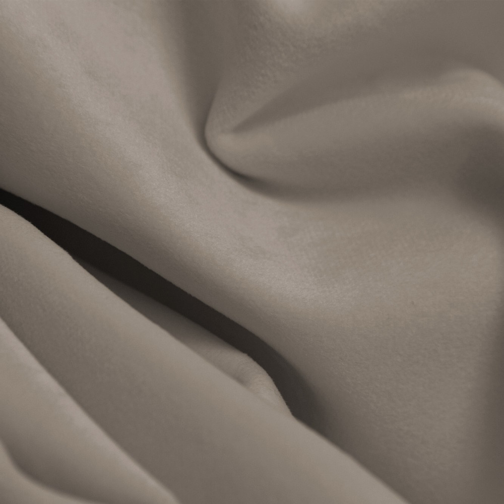 Beige-Grey 100% TOTAL BLACKOUT Custom Curtain Velvet Venise Taupe MC740