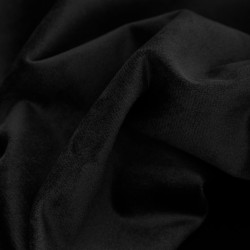 Black THERMAL BLACKOUT Custom Curtain Velvet Venise MC710