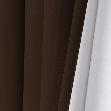 Brown SOUNDPROOF Custom Curtain Cotton Effect MC610