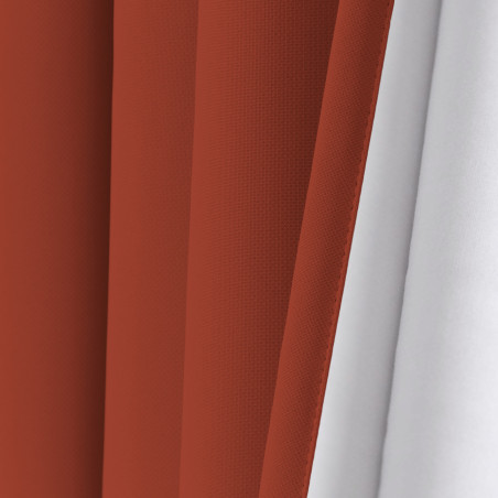 Orange SOUNDPROOF Custom Curtain Cotton Effect Rust MC374