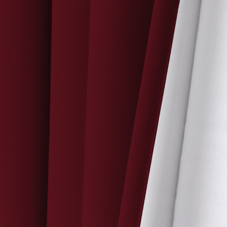Red SOUNDPROOF Custom Curtain Cotton Effect Garnet MC330