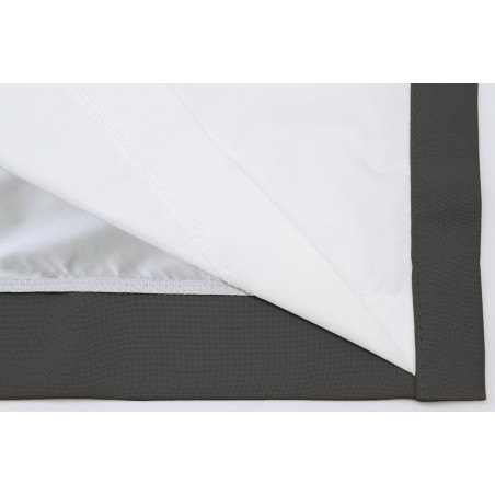 Grey THERMAL BLACKOUT Custom Curtain Cotton Effect Metal MC732