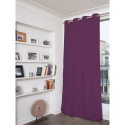 Purple SOUNDPROOF Curtain Cotton Effect Deep Purple MC119