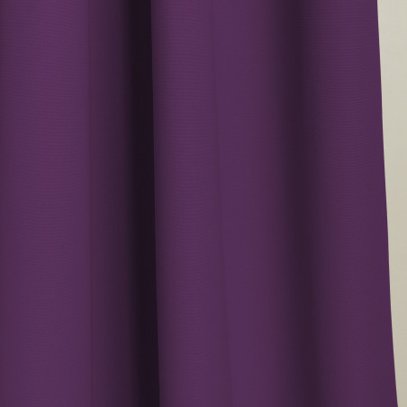 Purple ROOM DIVIDER & SOUNDPROOF Custom Curtain Cotton Effect Deep Purple MC119