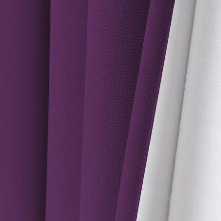 Purple SOUNDPROOF Custom Curtain Cotton Effect Deep Purple MC119