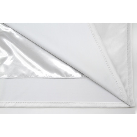 White ROOM DIVIDER & SOUNDPROOF Custom Curtain Velvet Snow MC720