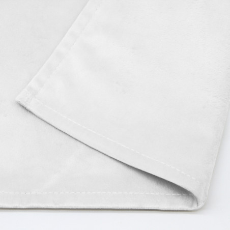 White ROOM DIVIDER & SOUNDPROOF Custom Curtain Velvet Snow MC720