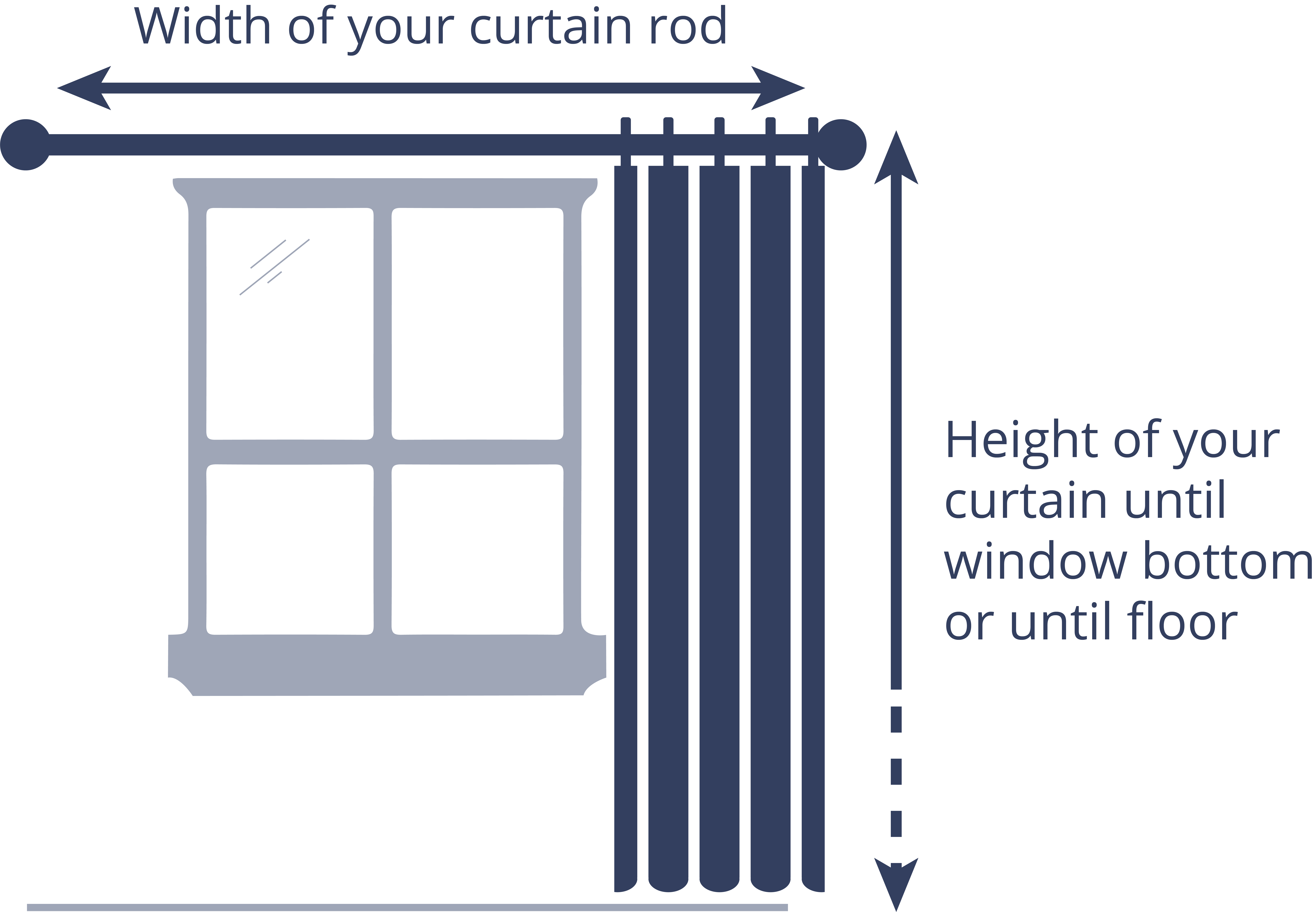 How to measure my curtains